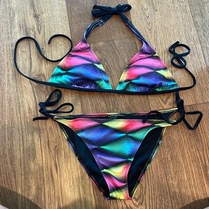 Hurley multicolored swimsuit set